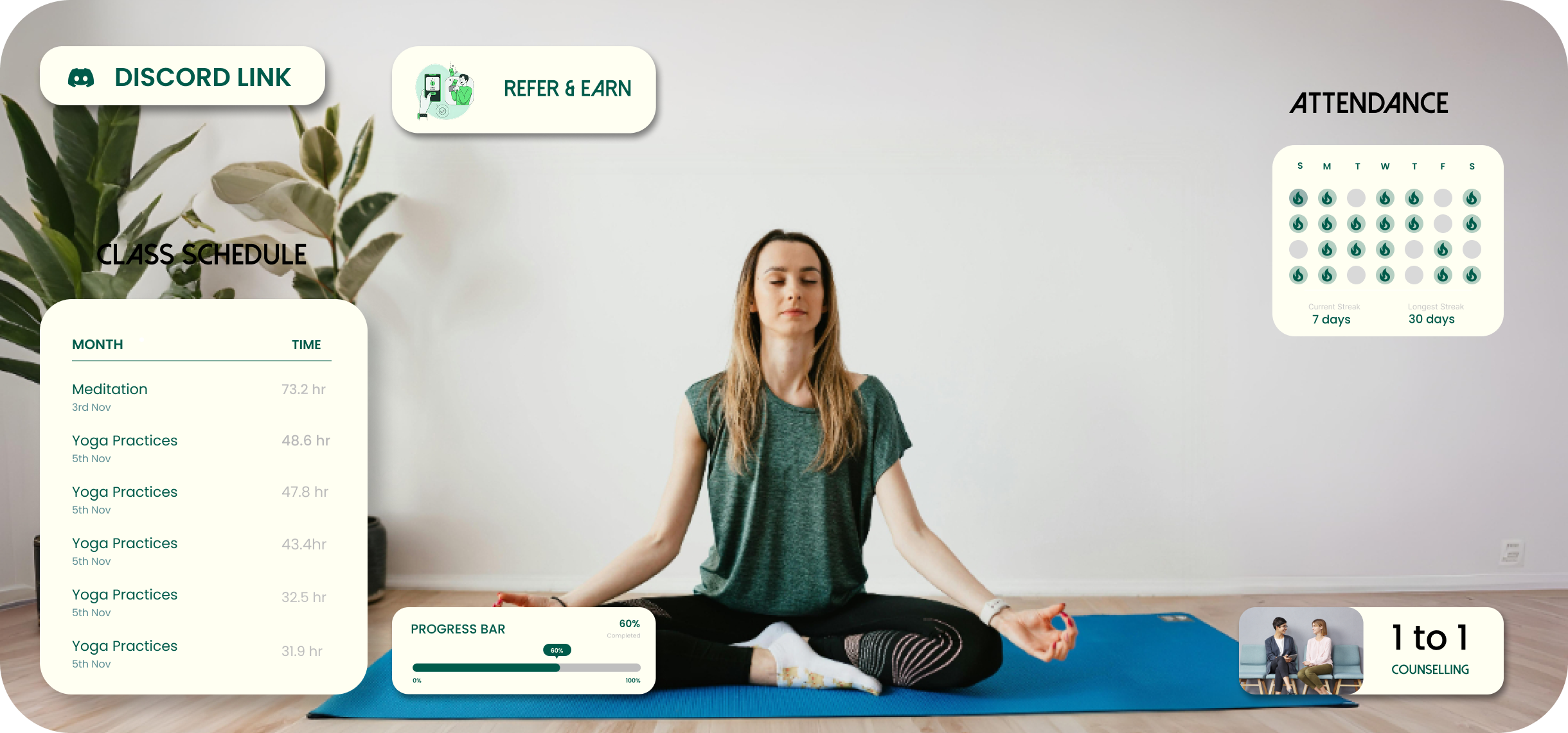 regular classes dashboard